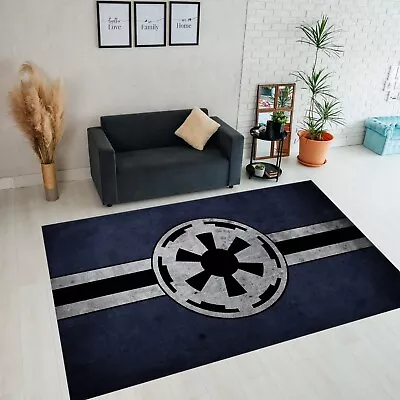 Imperial Flag Rug Starwars Rug Star Wars Rug Movie Rug Boys Room Rug • $29