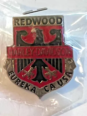 Harley Davidson Dealer Pin - Redwood - Eureka - California - 2010? Closed Dealer • $7.99