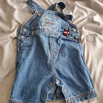 Eddie Bauer Baby Short Overalls Size 18 Months • $10.99