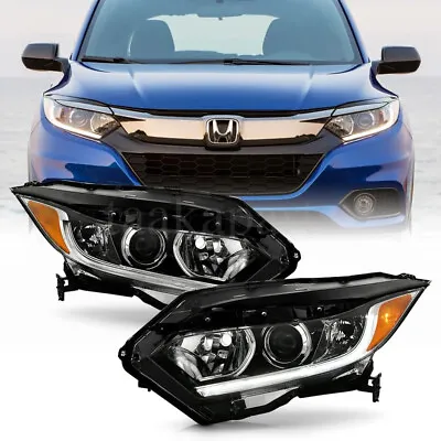 Headlights Headlamps Halogen W/LED DRL Pair LH RH For 2019 2022 Honda HRV HR-V • $199.99