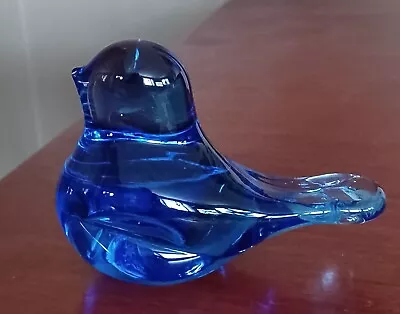 Vintage Bluebird Of Happiness Crystal Bird Hand Made In Taiwan  • $25