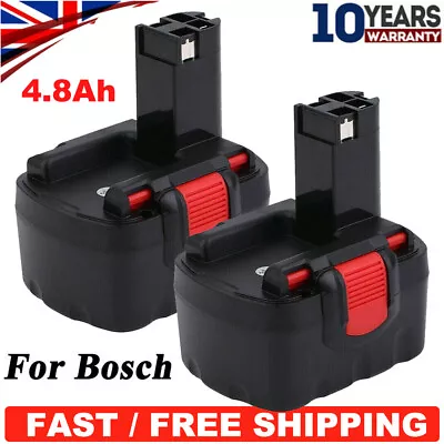 £14.91 • Buy 2X For Bosch 14.4V 4.8Ah Battery BAT038 BAT040 BAT140 2607335533 PSR1440 GDS GSR