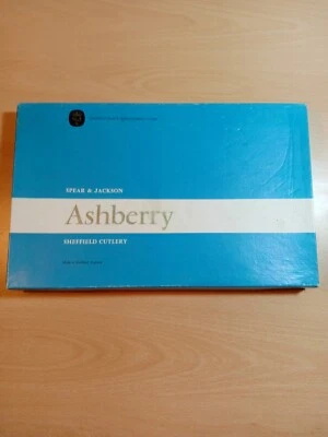 £24.99 • Buy Spear & Jackson Ashberry Vintage Stainless Steel Cutlery.  VGC, Boxed.