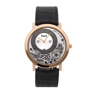 Piaget Altiplano Manual Wind 38mm Rose Gold Mens Strap Watch G0A39110 • $15250