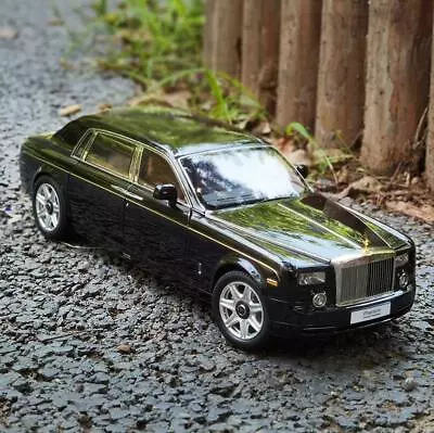 1:18 KYOSHO Rolls Royce Phantom Diecast Model Car Gifts Collection Metal Black • $307.70