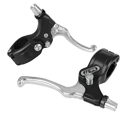 Dia-Compe Tech 77 LOCKING BMX Bicycle Brake Levers Lever Set BLACK SILVER • $51.99