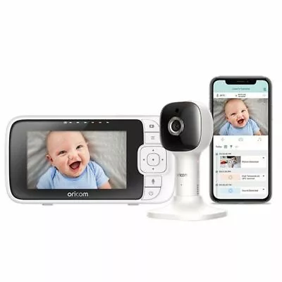 Oricom OBH430 HD Smart Baby Monitor With Remote Access Option 4.3  Screen • $258.88