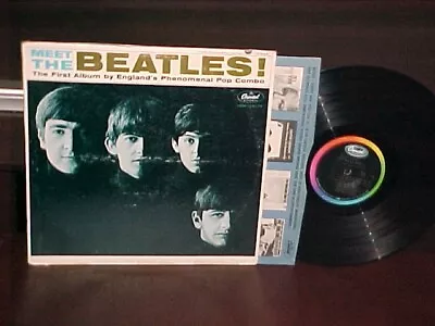 The Beatles  MEET THE BEATLES  LP Capitol 1964 Mono • $12