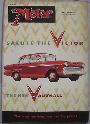 Motor Magazine 5 June 1957 Featuring Ford Prefect De-luxe Road Test • $8.70
