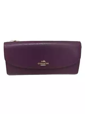 COACH Long Wallet Purple Plain Women's • £78.23