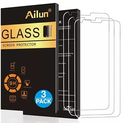 AILUN Moto G5 Plus Glass Screen Protector 9H Tempered Transparency 3 Pack • $8.99