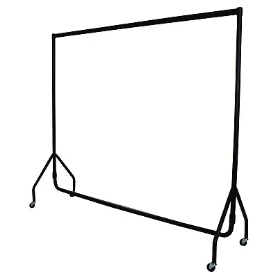 HEAVY DUTY GARMENT RAIL CLOTHES RACK 3ft4ft5ft6ft HOME HANGING MARKET DISPLAY • £37.99