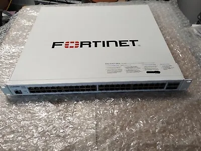 Fortinet Fortiswitch 448D-FPOE 48 X 1Gb / 4 X 10Gb SFP+ Switch • £300