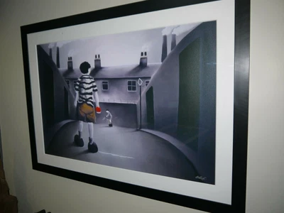 £750 • Buy Mackenzie Thorpe Signed Limited Edition Print  At The Crease  - 29 Of Only 50 !!