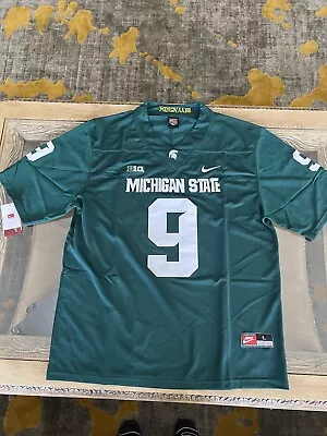 Kenneth Walker III Jersey NEW Mens Large Green Michigan State MSU Seahawks • $54