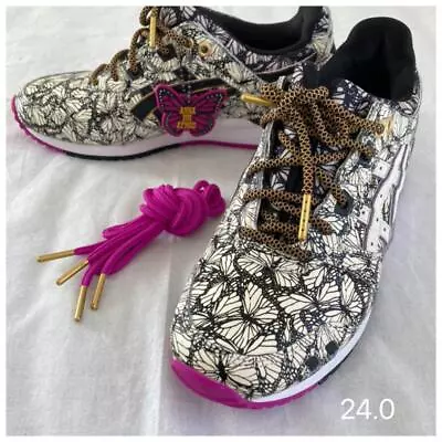 Asics Sports Style GEL-LYTE III OG Atmos ANNA SUI 24.0cm Cream Orchid From Japan • $299