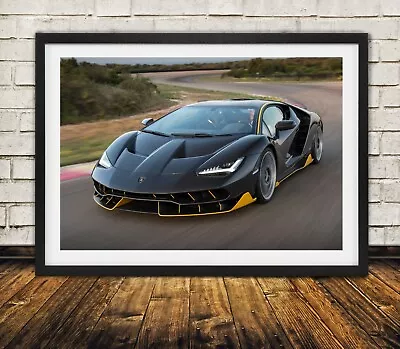 Styled Lamborghini Centenario 2021 - High Quality Premium Poster Print • $34.95