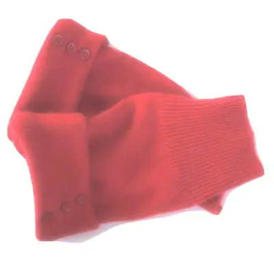 $28.49 • Buy Fingerless Gloves Red 100% Cashmere S M L Small Medium Large Os Women's Ladies