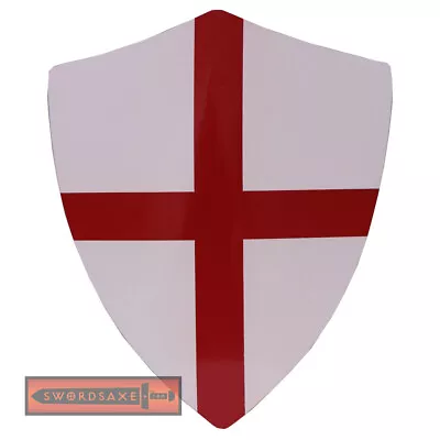 Richard Lion Heart Red Cross Holy Knight Templar Crusader Heater Medieval Shield • $59.99