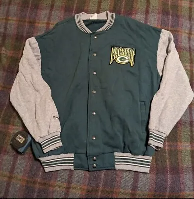 Green Bay Packers XL Vintage Varsity Bomber Letterman Jacket NFL 1990s • $36