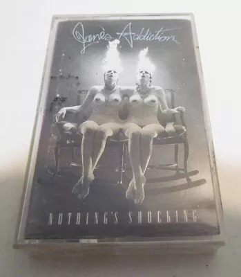 Jane's Addiction Nothing's Shocking Audio Cassette Tape 1981 Warner Bros.  • $11.99