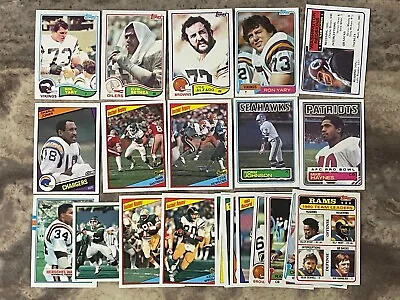 1981 - 1984 Topps Set (25) FOOTBALL CARDS STARS ROOKIES Lot COLLECTION - NM/MINT • $8.99