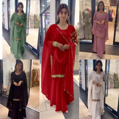 £39.59 • Buy Pakistani New Salwar Kameez Wedding Party Wear Bollywood Indian Designer A1403