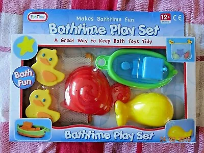 £5.90 • Buy Baby Bath Toy Bag Bathtime Play Set Storage/tidy Child's Activities Bathroom Fun