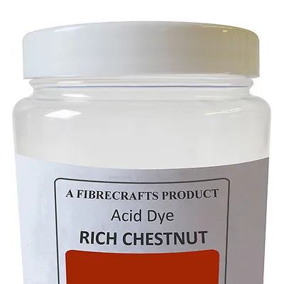 50g Fibrecrafts Acid Dye - Rich Chestnut - 100% Dye Stuff For Silk Wool Nylon • £7.75