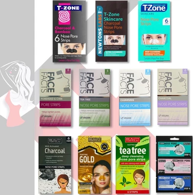 £0.99 • Buy Tea Tree Nose Pore Strips Blackhead Removal Smooth Deep Cleansing Unclog Pores