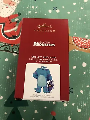 Hallmark 2021  Sulley And Boo 20th Anniversary Monsters Ornament New • $22.99