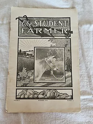 1908 The Student Farmer College If Agriculture Madison Wisconsin • $9.99