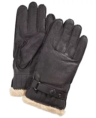 Barbour Men's Leather Utility Gloves Brown Size M/L/XL • $45.49