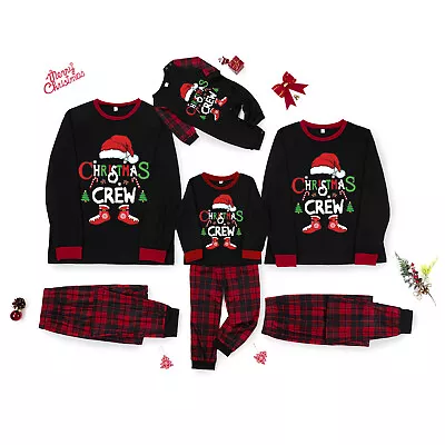 Christmas Family Pajamas Matching Set Parents Kids Baby Pet Sleepwear Nightwear • $14.99