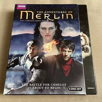 Adventures Of Merlin: Complete Third Season 3 (DVD 2012 5-Disc Set W/ Slipcover) • $24.99