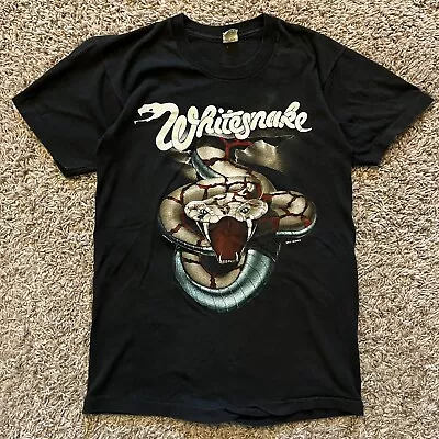 Vintage 1984 Whitesnake Slide It In Metal Band 80s Tee Shirt Medium • $100