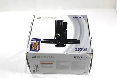 $90 • Buy Xbox 360 Kinect Game Bundle 250gb Complete In Box  Console Cords Tested