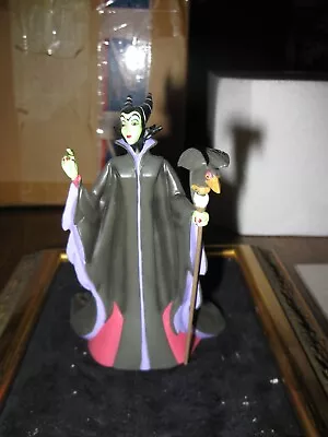 Disney Villains Event Terri Hardin Maleficent Statue Signed Plaque Rare Mib • $275
