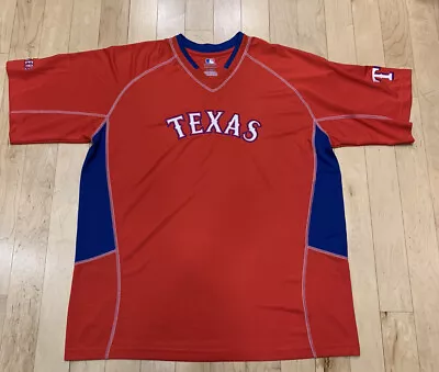 Adult Unisex Majestic MLB Texas Rangers Ian Kinsler Jersey T-Shirt Size XL EUC • $24.99