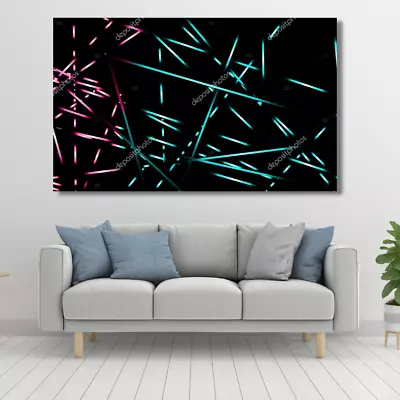 Abstract Vectors Art Canvas Print Posters Colorful Picture Print Wall Home Décor • $72.99