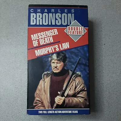 Charles Bronson Double Feature (VHS 1995) Messenger Of Death & Murphy's Law • $4.45