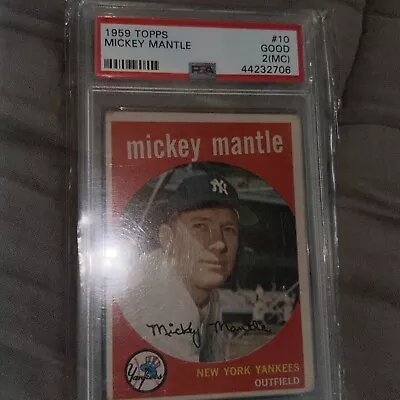 1959 Topps - #10 Mickey Mantle • $3000