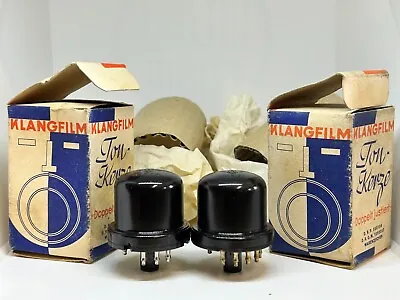 Ef14 Tube Telefunken Klangfilm Preamp Steel Tubes Pair Neumann Vf14 Uf14 Sub Ww2 • $1850