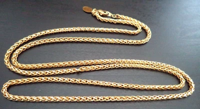 $2.25 • Buy Stunning Vintage Estate Signed Joan Rivers Gold Tone 31  Necklace!!! 1186i