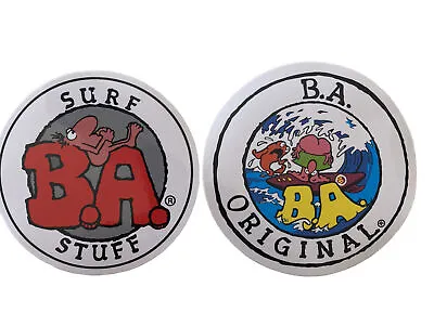 BA SURF STUFF Sticker  90’s 80’s Vintage Surfing Decal RIP CURL STUBBIES Hobie • $4.99