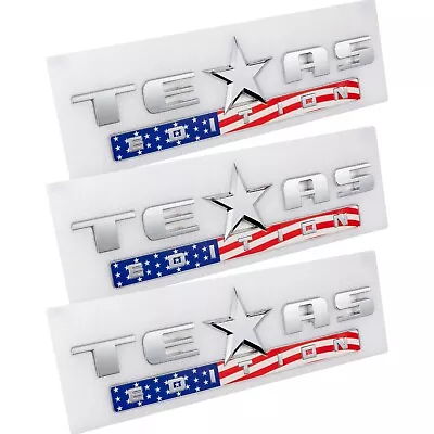 Texas Edition Emblems For Silverado Sierra Colorado Door Rear Badges Accessories • $9.59