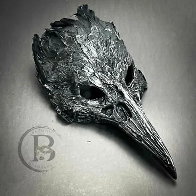 Halloween Animal Mask Steampunk Plague Doctor Bird Raven Long Nose Masquerade Ma • $44.95