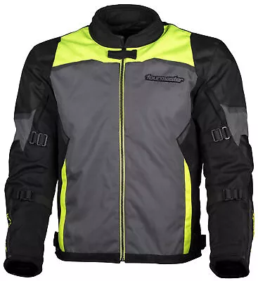 Tourmaster Intake Mens Textile Motorcycle Jacket Hi-Vis • $179.99