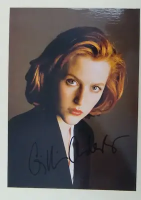 Gillian Anderson Signed X-Files   X 7  Promo Card Autograph #890 • $112.77