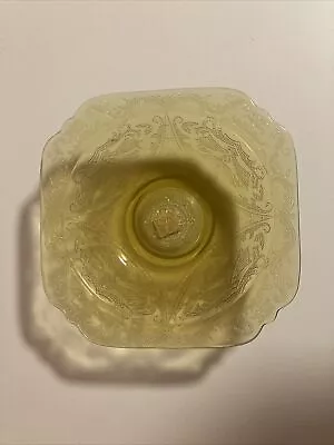 Vintage Federal Depression Glass 7 1/2 Inch Soup Bowl Madrid Amber • $8.99